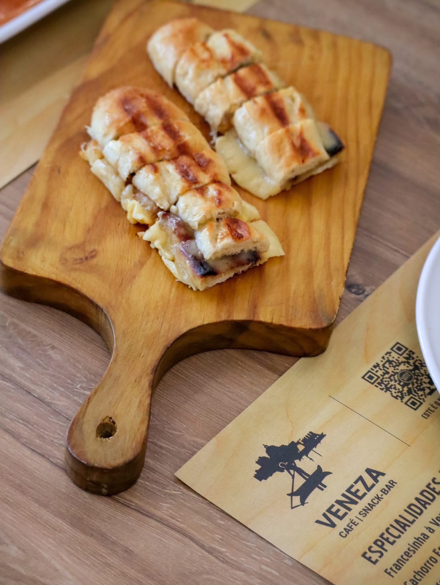 Tosta do snack bar Veneza
